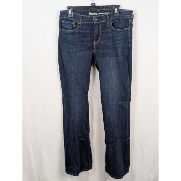 Levi's Signature Modern Bootcut Blue Jeans Women's Size 12M - 31x32 - Picture 1 of 12
